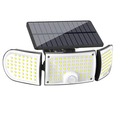 160LED външна слънчева стенна лампа