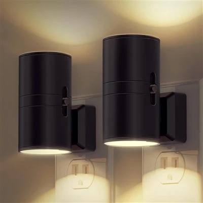 Включете LED нощна лампа